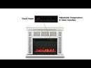 Calgary Furniture Emporium Noralie Freestanding Electric Fireplace AC00513 EXTERNAL_VIDEO 1