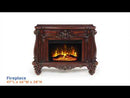 Calgary Furniture Emporium Versailles Freestanding Electric Fireplace AC01315 EXTERNAL_VIDEO 1