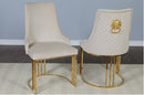 Rosa Gold Dining Chair
